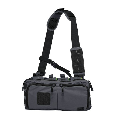 5.11 Tactical 4-Banger (Double Tap), Designed to replace a full-sized mission pack or get home bag for quick-prep operations or day-long excursions, the 4-Banger from 5